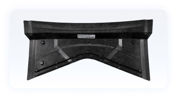 Rear header structure carbon - iComat Automotive